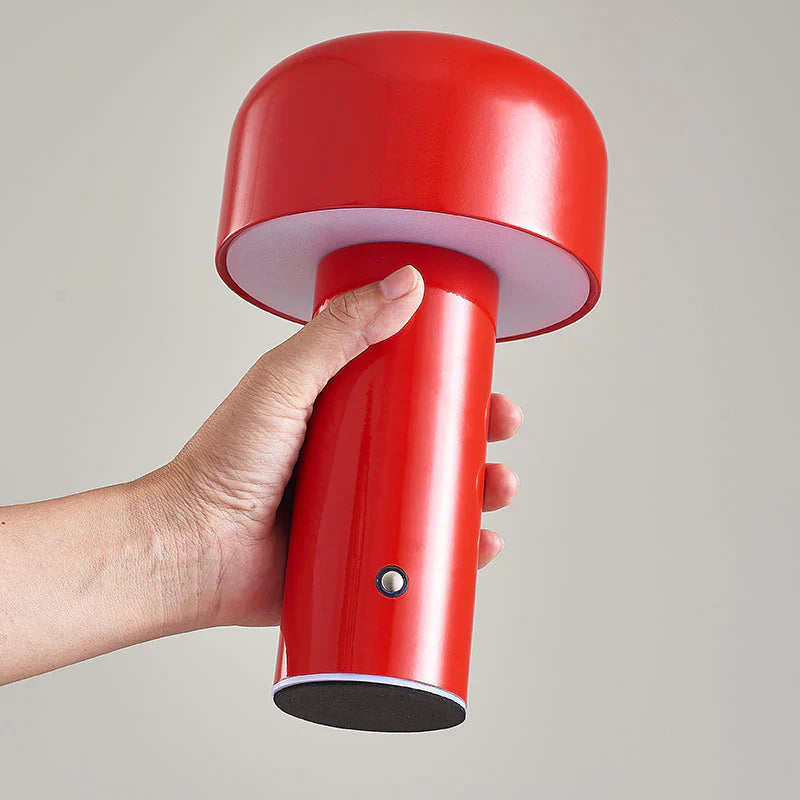 Nowoczesna lampa stołowa LED — grzybek, przenośna, ładowalna, dotykowa | Norivo Norivo