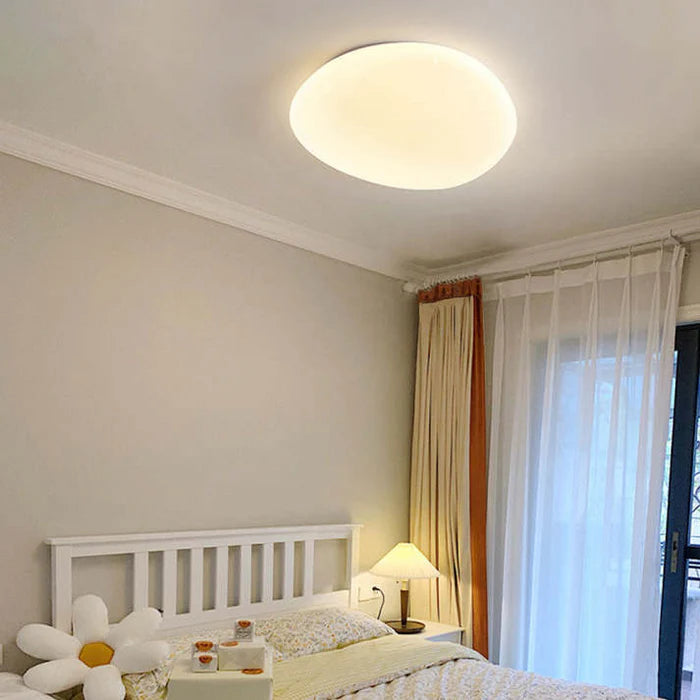 Organiczna lampa sufitowa LED — naturalny kształt kamienia, 4 rozmiary | Norivo Norivo