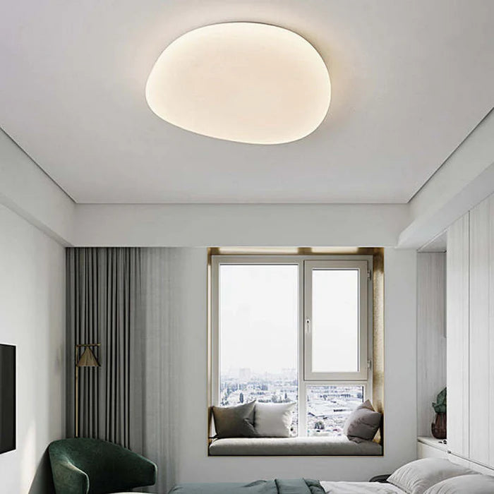 Organiczna lampa sufitowa LED — naturalny kształt kamienia, 4 rozmiary | Norivo Norivo