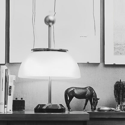 Lampa szklana żebrowana zdjęcie 4