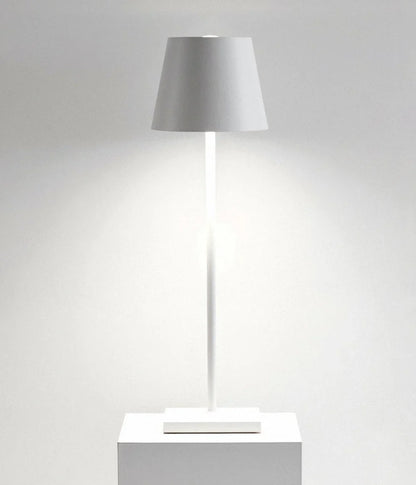 Nowoczesna lampa stołowa LED — dotykowy włącznik, ładowana, 8 kolorów | Norivo Norivo