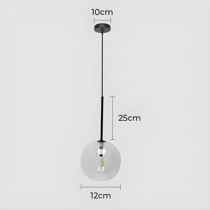 Lampa wisząca ORB — minimalistyczna kula szklana | Norivo Norivo