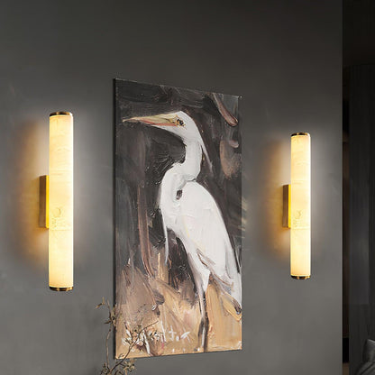 Nowoczesny kinkiet LED z alabastrowym kloszem — elegancka lampa ścienna | Norivo Norivo