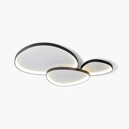 Plafon DEWY — okrągła, minimalistyczna lampa sufitowa, biała lub czarna | Norivo Norivo