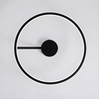 Lampa sufitowa ELENA — okrągła, minimalistyczna, semi flush mount | Norivo Norivo