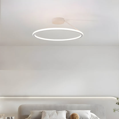 Lampa sufitowa ELENA — okrągła, minimalistyczna, semi flush mount | Norivo Norivo