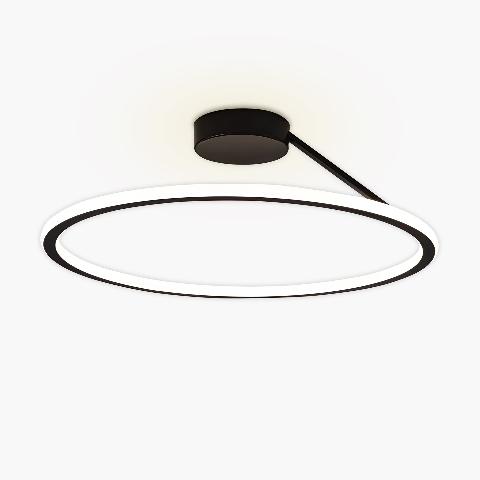 Lampa sufitowa ELENA — okrągła, minimalistyczna, semi flush mount | Norivo Norivo