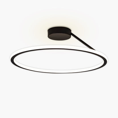 Lampa sufitowa ELENA — okrągła, minimalistyczna, semi flush mount | Norivo Norivo