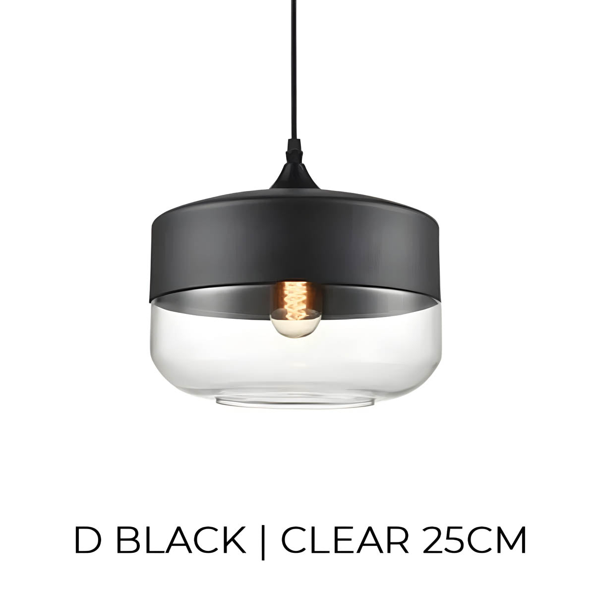 Lampa wisząca FUSIO — drewno i szkło bursztynowe, mix&match | Norivo Norivo