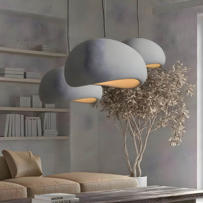 Lampa wisząca WABILUME — styl wabi-sabi, regulowana wysokość | Norivo Norivo