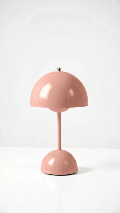 Lampa stołowa różowa