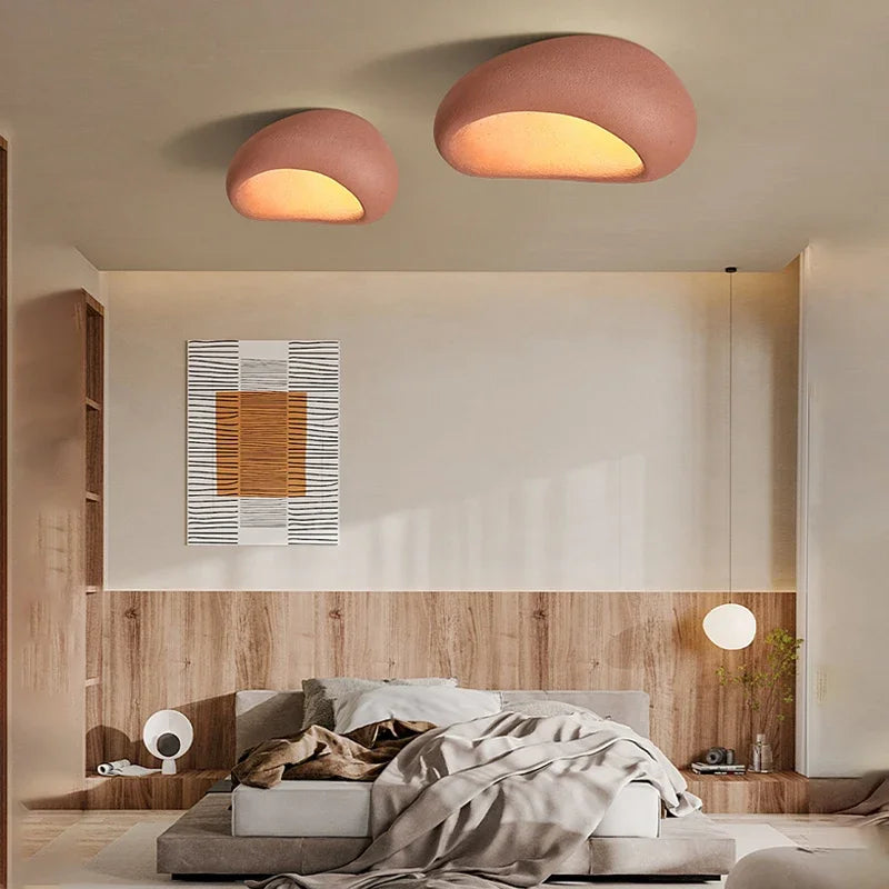 Lampa sufitowa LED wabi-sabi — organiczna forma, 5 kolorów | Norivo Norivo