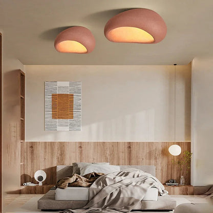 Lampa sufitowa LED wabi-sabi — organiczna forma, 5 kolorów | Norivo Norivo