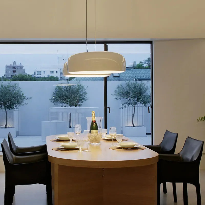 Lampa wisząca LED dysk — minimalistyczny design | Norivo Norivo