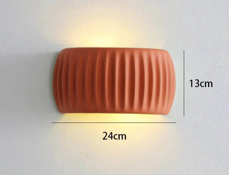 Ceramiczny kinkiet ścienny LED — dekoracyjny Norivo