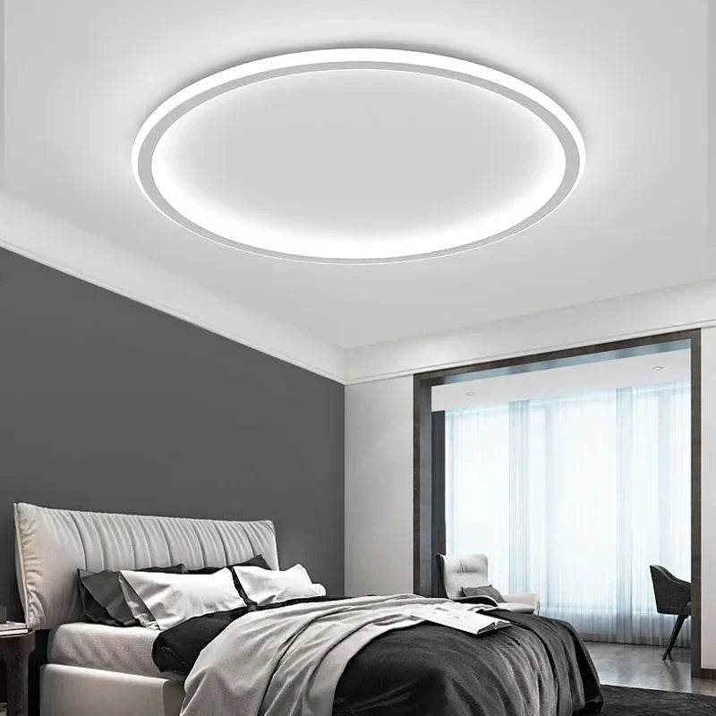 Lampa sufitowa LED okrąg — 5 rozmiarów, 2 kolory, 2 barwy | Norivo Norivo