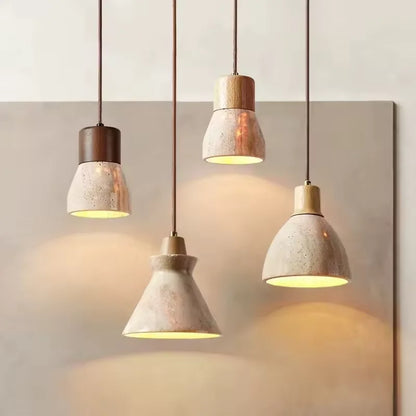 Lampa wisząca z kamienia — minimalistyczna lampa sufitowa dekoracyjna | Norivo Norivo