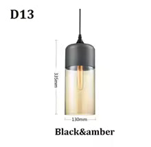 Lampa wisząca FUSIO — drewno i szkło bursztynowe, mix&match | Norivo Norivo