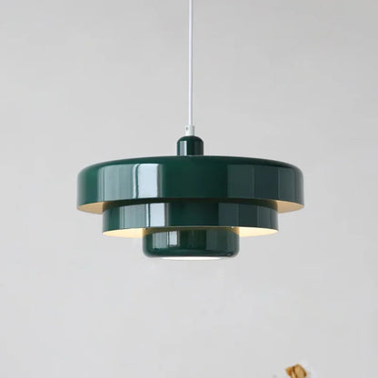 Designerska lampa wisząca LED — geometryczny klosz, 7 kolorów | Norivo Norivo
