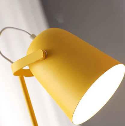 Nowoczesna lampa biurkowa metalowa — regulowana, 6 kolorów, 3 barwy światła | Norivo Norivo