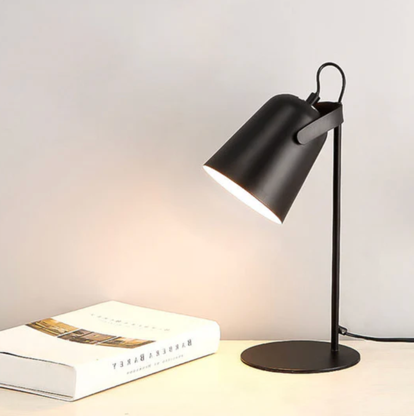 Nowoczesna lampa biurkowa metalowa — regulowana, 6 kolorów, 3 barwy światła | Norivo Norivo