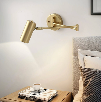 Nowoczesny kinkiet ścienny z regulowanym ramieniem — minimalistyczna lampa punktowa | Norivo Norivo