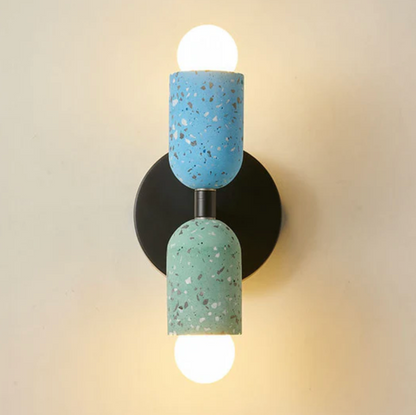 Nowoczesny kinkiet ścienny LED terrazzo — designerskie oświetlenie dekoracyjne | Norivo Norivo