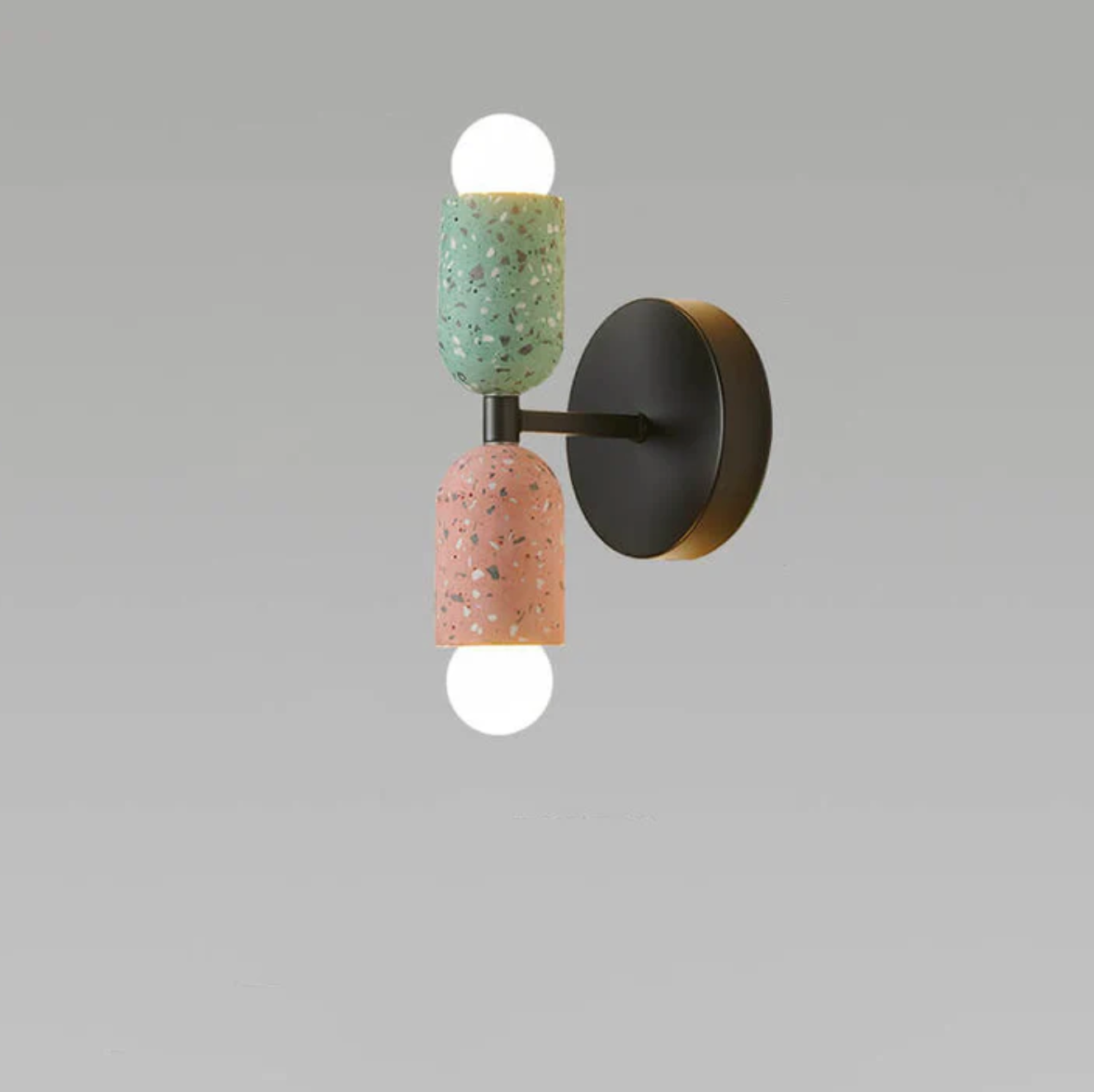 Nowoczesny kinkiet ścienny LED terrazzo — designerskie oświetlenie dekoracyjne | Norivo Norivo