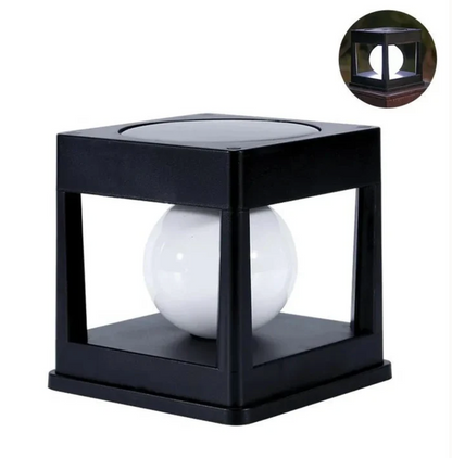 Solarna lampa ogrodowa LED — słupek dekoracyjny na ogrodzenie i taras | Norivo Norivo