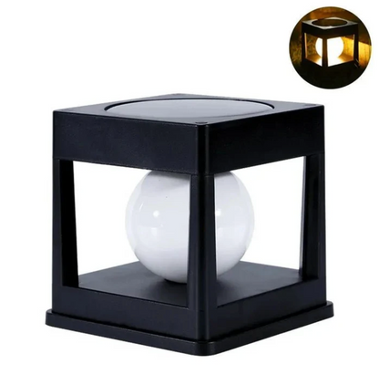 Solarna lampa ogrodowa LED — słupek dekoracyjny na ogrodzenie i taras | Norivo Norivo