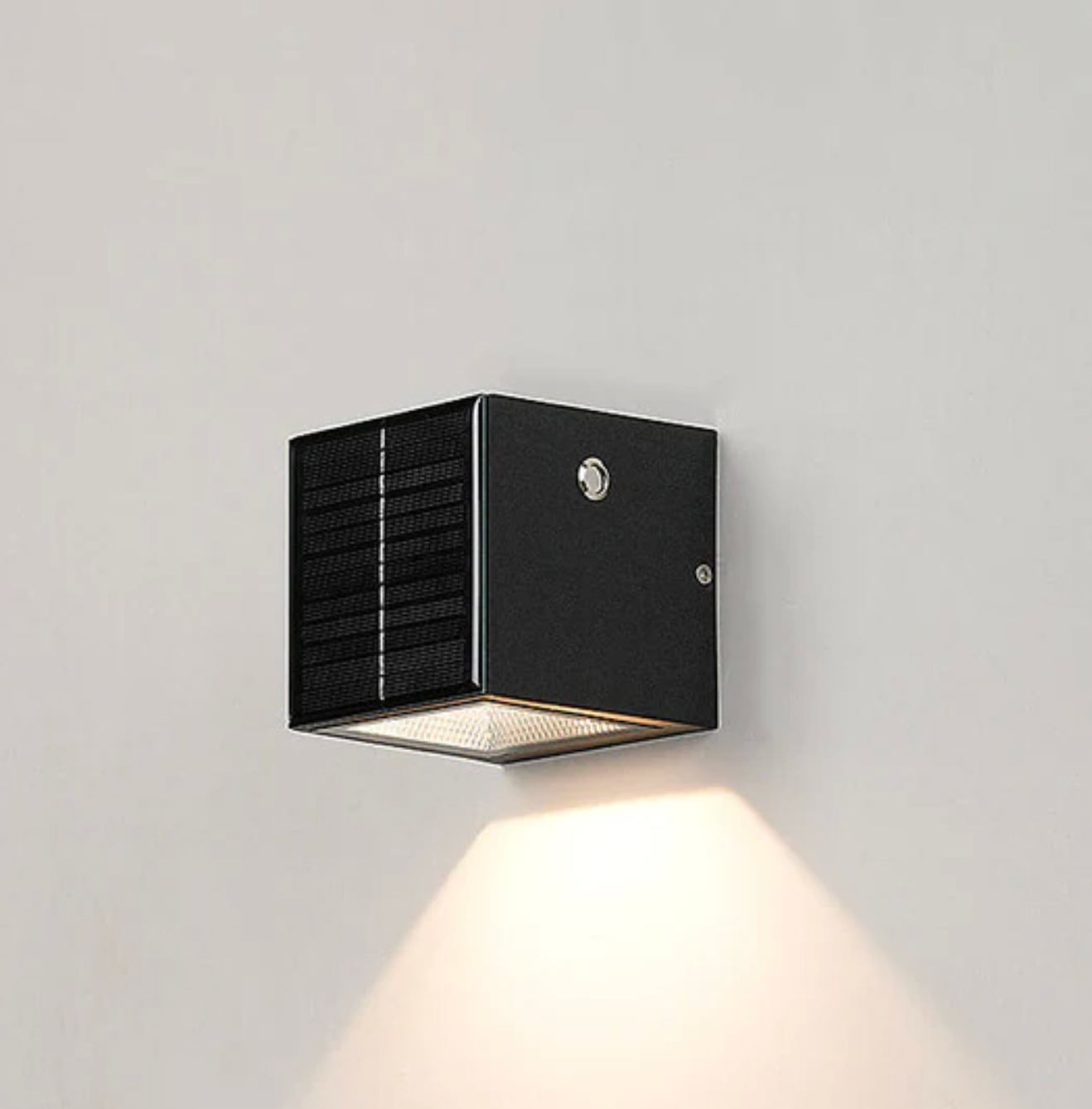 Solarna lampa ścienna LED góra-dół — kinkiet elewacyjny zewnętrzny, 2 rozmiary | Norivo Norivo