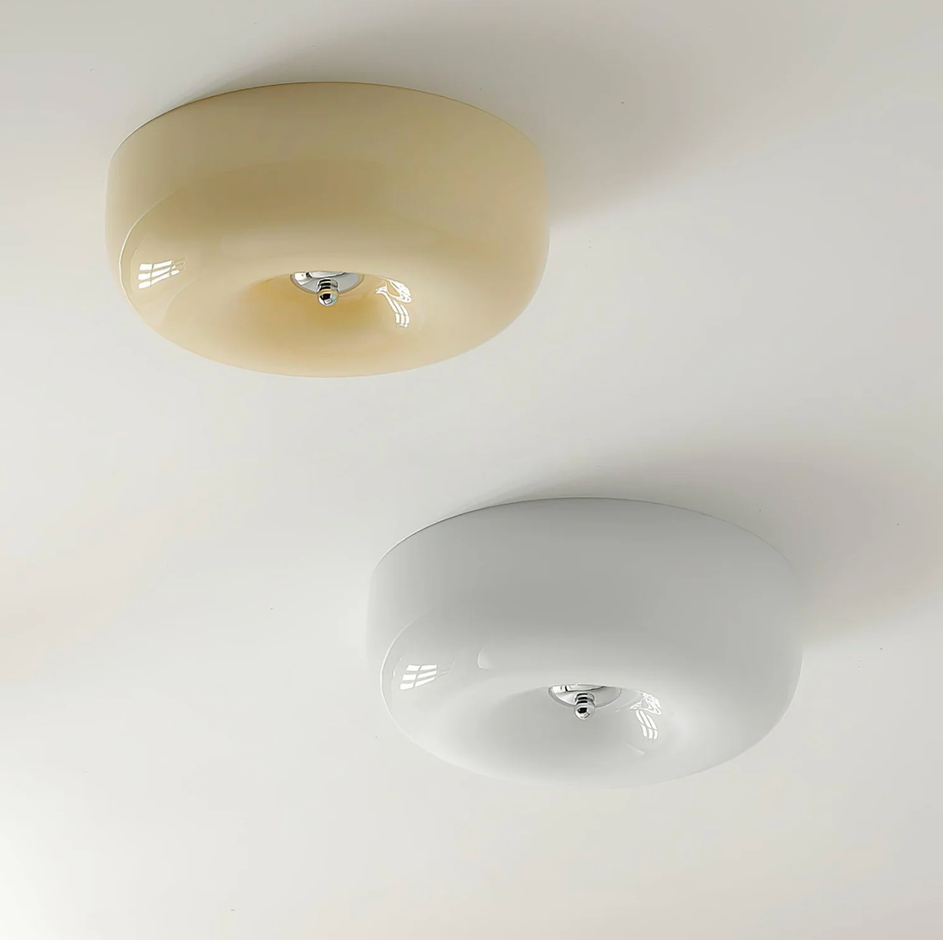Nowoczesny plafon sufitowy — minimalistyczna lampa w połysku | Norivo Norivo