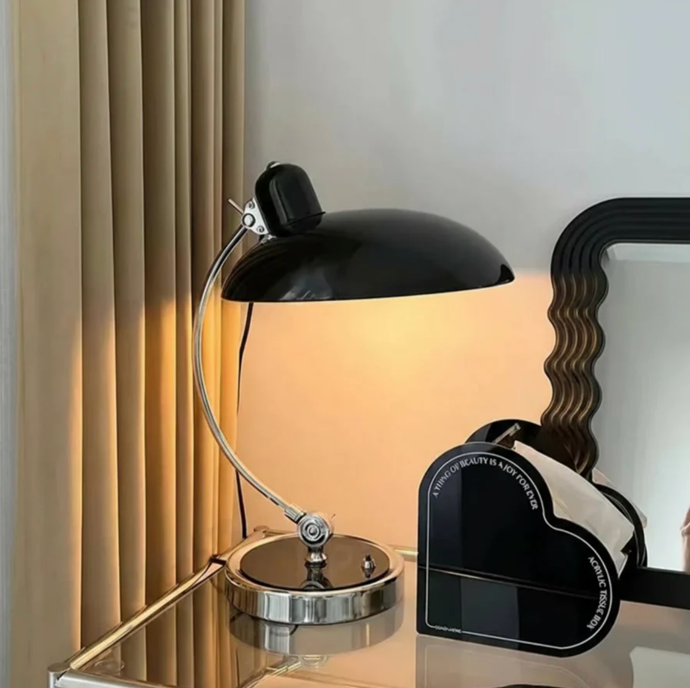 Lampa biurkowa retro widok 9