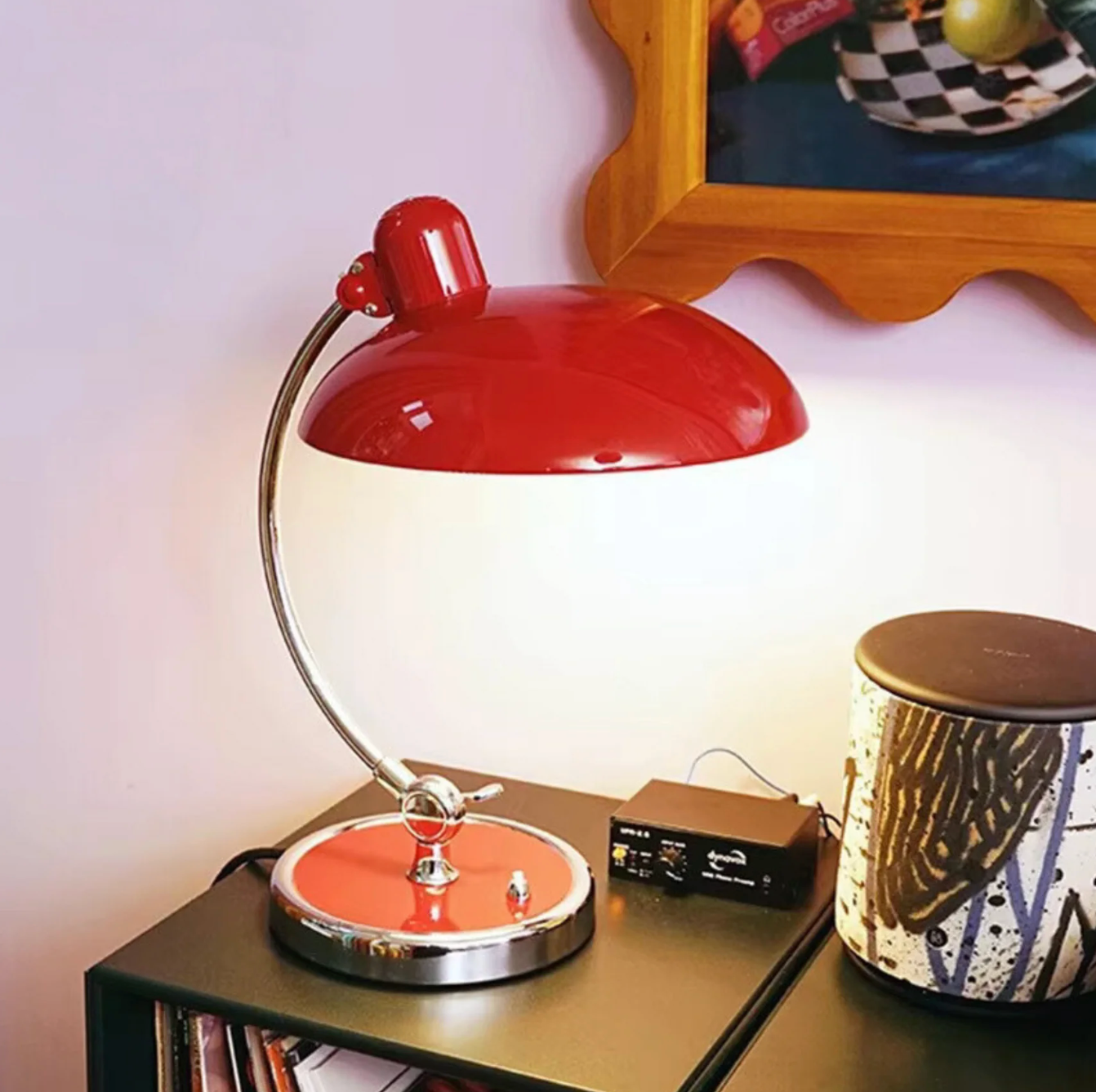 Lampa biurkowa retro widok 8