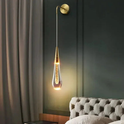 Kinkiet ścienny wiszący z dekoracyjną żarówką — minimalistyczna lampa LED | Norivo Norivo