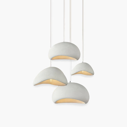 Lampa wisząca WABILUME — styl wabi-sabi, regulowana wysokość | Norivo Norivo