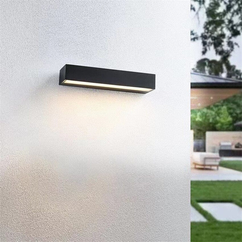 Nowoczesna lampa ścienna LED — minimalistyczne oświetlenie zewnętrzne IP65 | Norivo Norivo