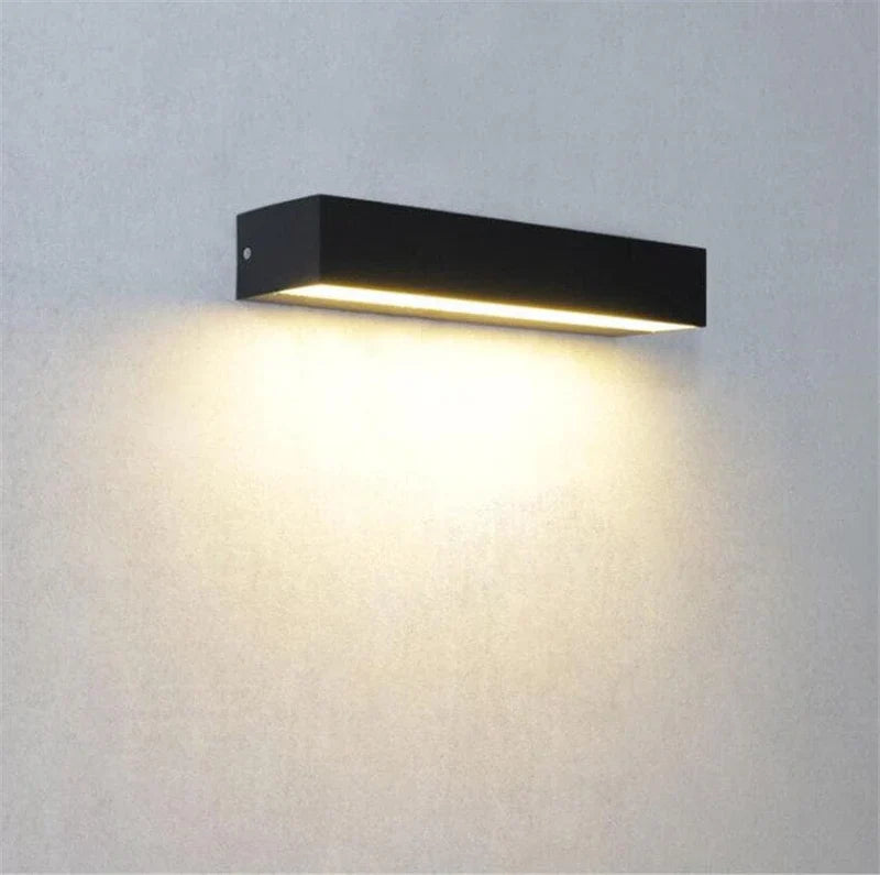 Nowoczesna lampa ścienna LED — minimalistyczne oświetlenie zewnętrzne IP65 | Norivo Norivo