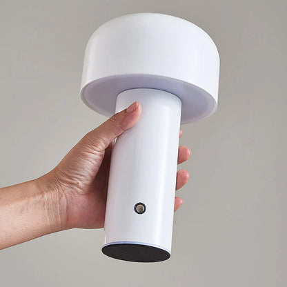 Nowoczesna lampa stołowa LED — grzybek, przenośna, ładowalna, dotykowa | Norivo Norivo