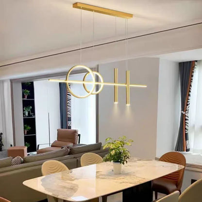 Lampa wisząca LED geometryczna — salon i jadalnia | Norivo Norivo