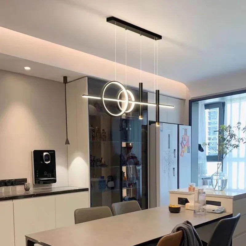 Lampa wisząca LED geometryczna — salon i jadalnia | Norivo Norivo