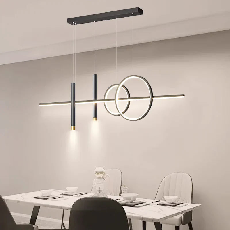 Lampa wisząca LED geometryczna — salon i jadalnia | Norivo Norivo