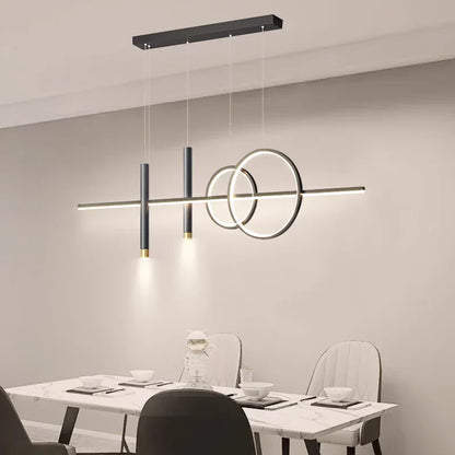 Lampa wisząca LED geometryczna — salon i jadalnia | Norivo Norivo