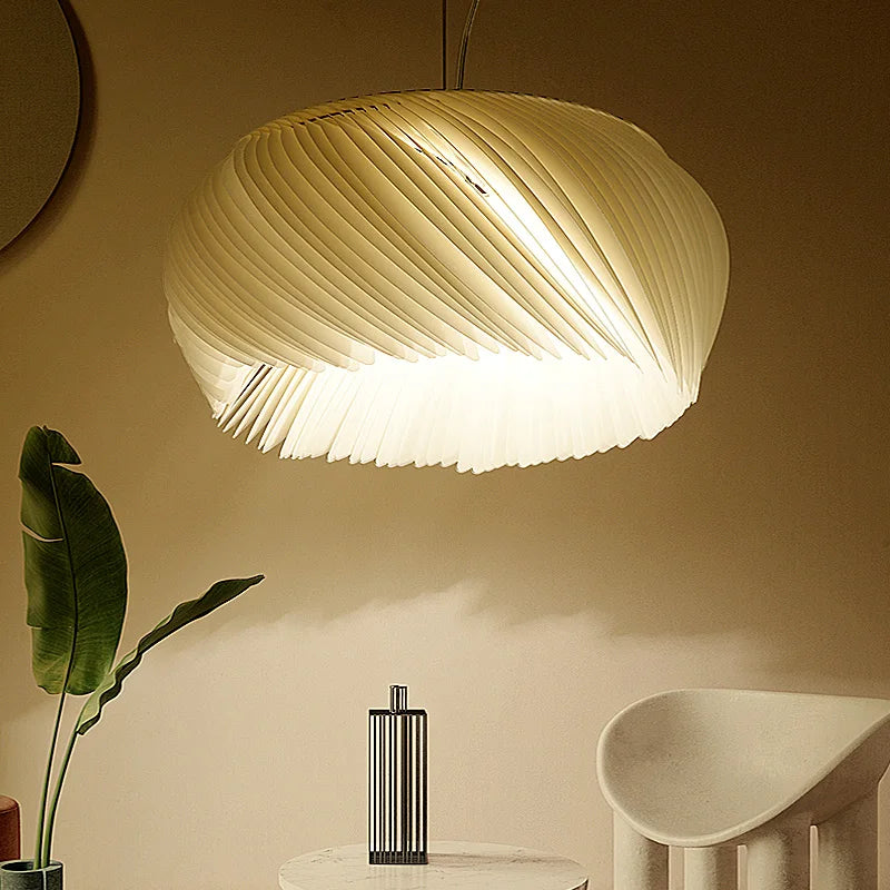 Luksusowa akrylowa lampa wisząca o rzeźbiarskiej formie — 3 rozmiary | Norivo Norivo