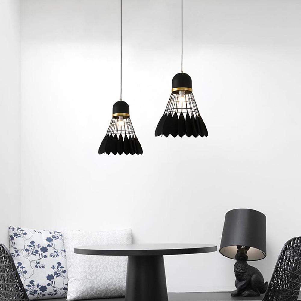 Lampa wisząca industrialna szara L