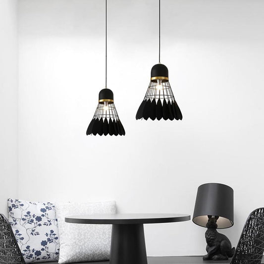 Lampa wisząca industrialna szara L