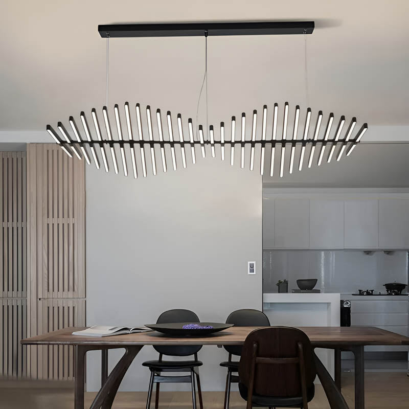Lampa sufitowa FORMS — modułowy żyrandol z linii świetlnych kul LED | Norivo Norivo