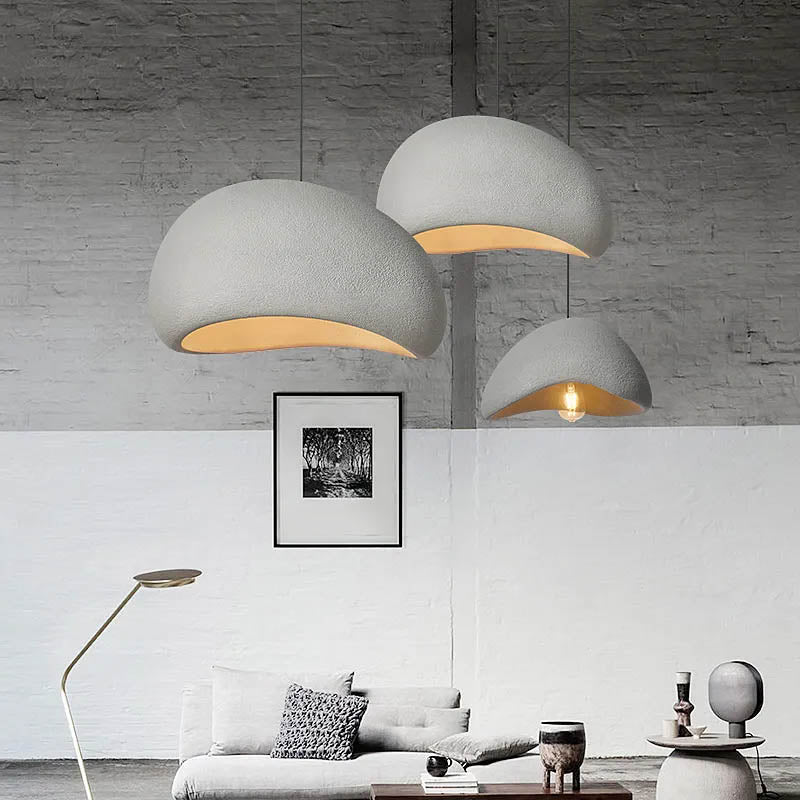 Lampa wisząca WABILUME — styl wabi-sabi, regulowana wysokość | Norivo Norivo