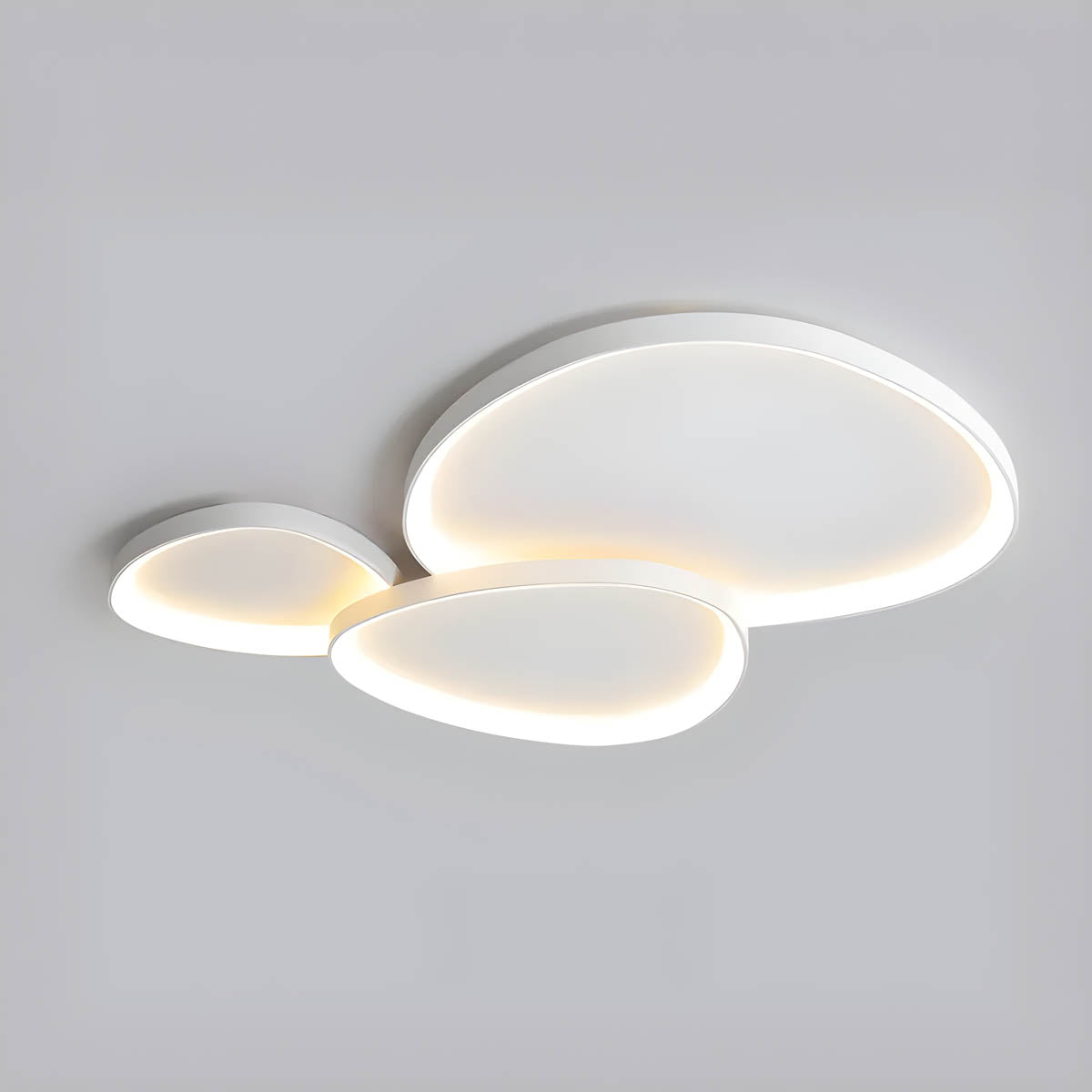 Plafon DEWY — okrągła, minimalistyczna lampa sufitowa, biała lub czarna | Norivo Norivo