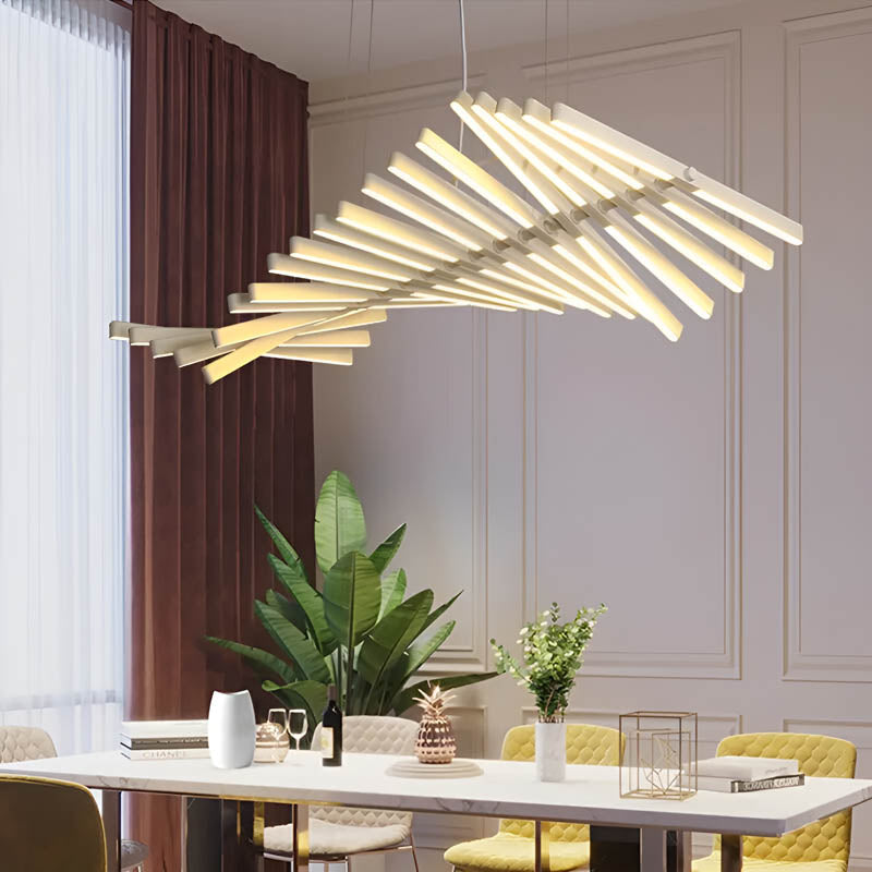 Lampa sufitowa FORMS — modułowy żyrandol z linii świetlnych kul LED | Norivo Norivo